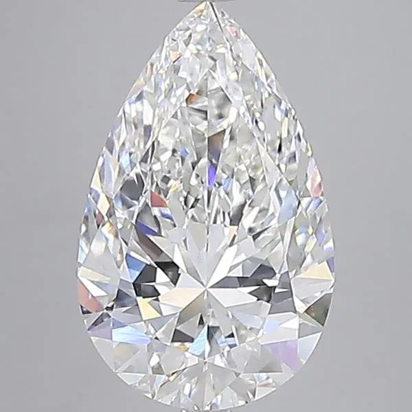 6.05ct Pear Lab Grown Diamond (Colour F, Clarity VVS2, IGI Certified)