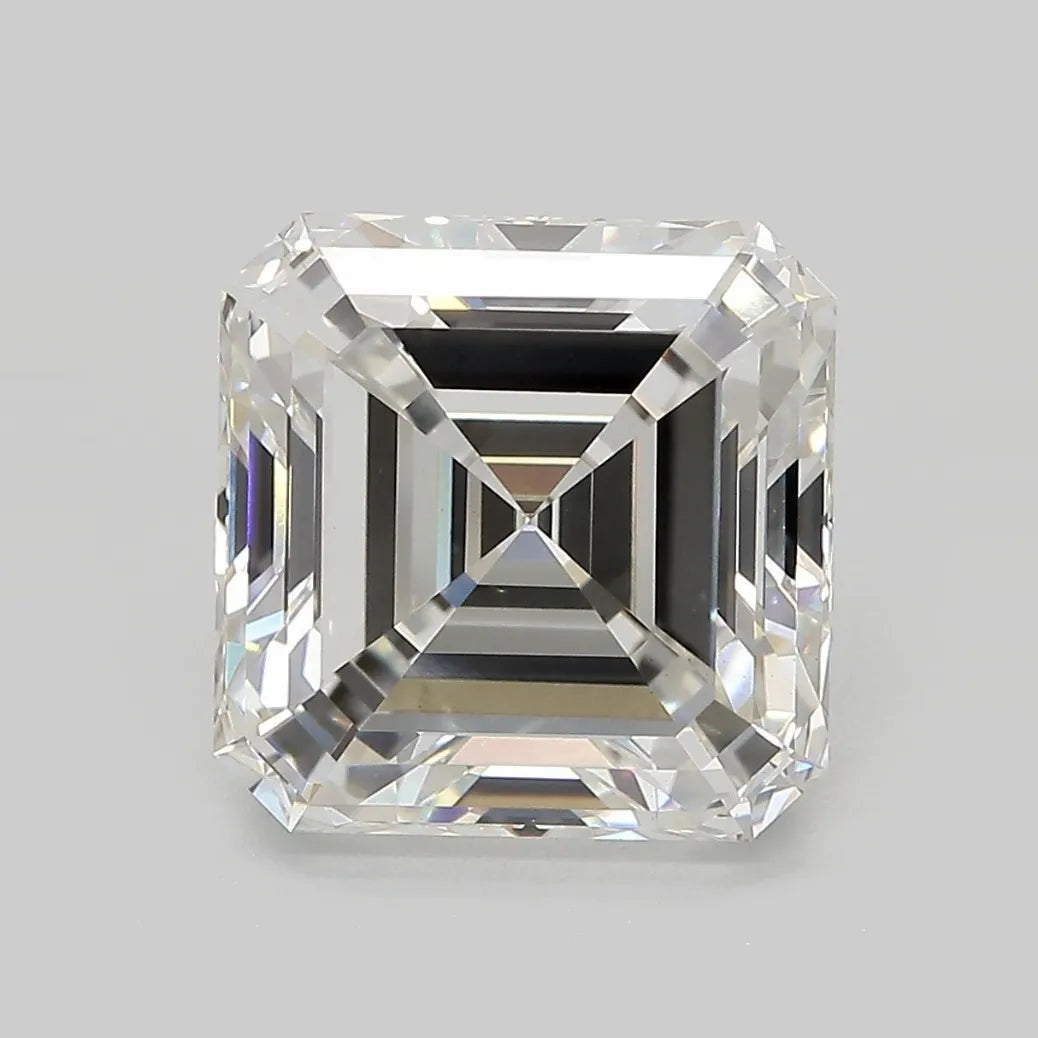 6.08ct Asscher Lab Grown Diamond (Colour G, Clarity VVS2, IGI Certified)