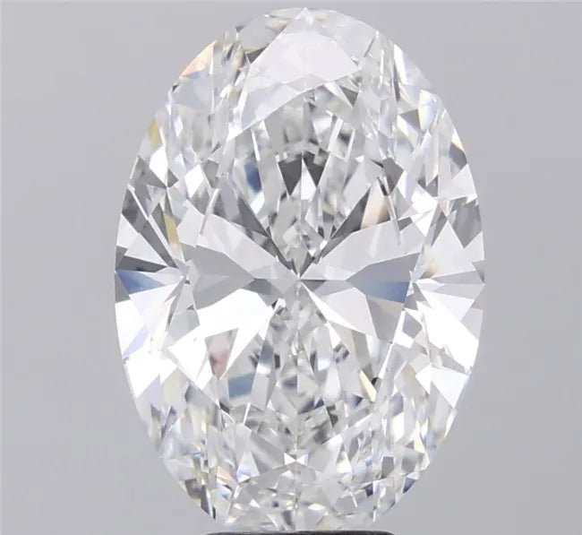 6.08ct Oval Lab Grown Diamond (Colour F, Clarity VVS2, IGI Certified)
