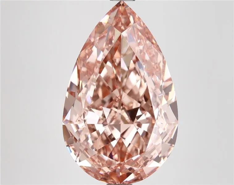 6.38ct Pear Lab Grown Diamond (Colour Fancy Intense Pink, Clarity VVS2, IGI Certified)