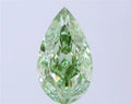 7.03ct Pear Lab Grown Diamond (Colour Fancy Vivid Green, Clarity VS2, IGI Certified)