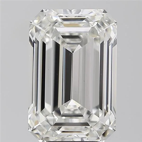 7.08ct Emerald Lab Grown Diamond (Colour G, Clarity VVS2, IGI Certified)