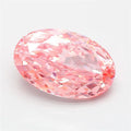 7.08ct Oval Lab Grown Diamond (Colour Fancy Vivid Pink, Clarity VS1, IGI Certified)