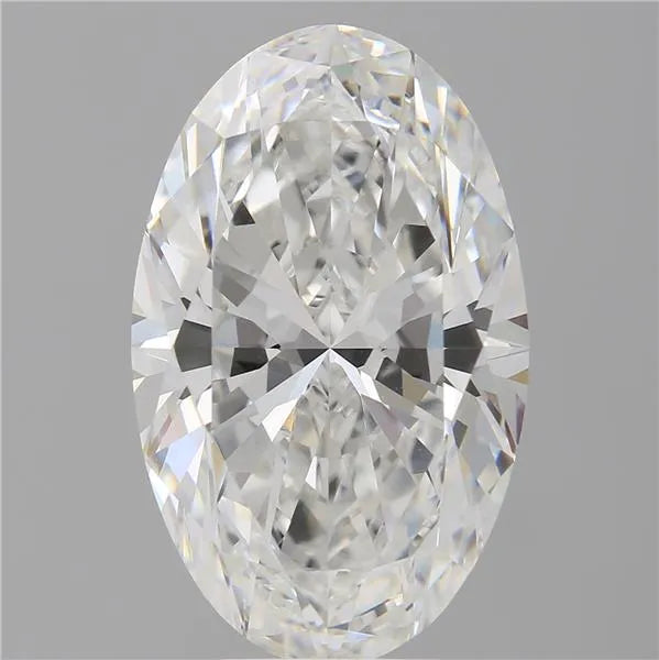 7.10ct Oval Lab Grown Diamond (Colour E, Clarity VVS2, IGI Certified)