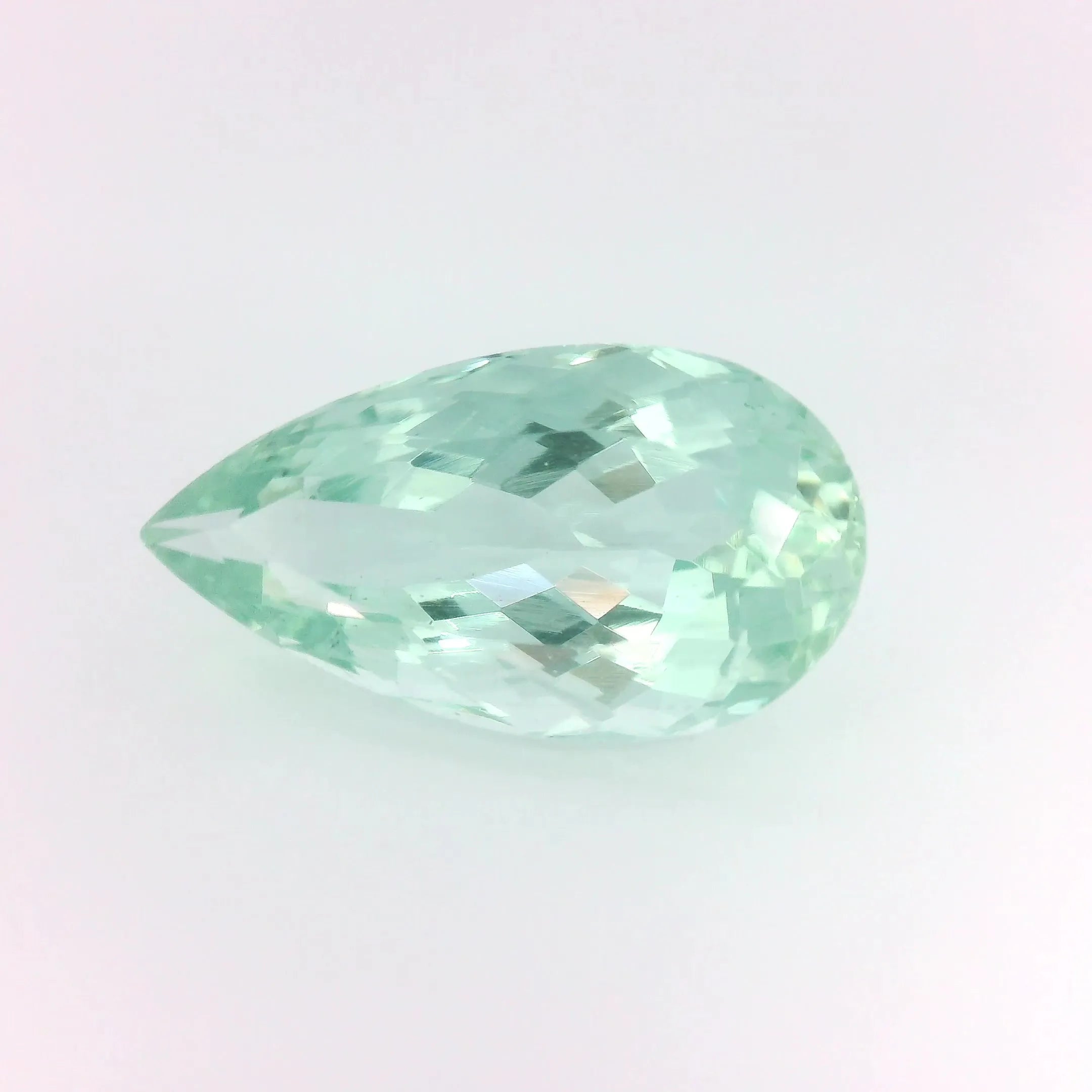 7.59ct Pear Natural Aquamarine (Colour Blue, Clarity Eye Clean, Cut Faceted)