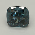 Cushion modified 2.68 ct Fancy Deep Green Blue VVS2 EX VG None