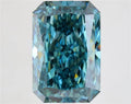 9.52ct Radiant Lab Grown Diamond (Colour Fancy Vivid Green Blue, Clarity VS1, IGI Certified)