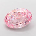9.96ct Oval Lab Grown Diamond (Colour Fancy Vivid Pink, Clarity VS1, IGI Certified)