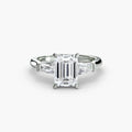 Three-Stone Ring (Baguette Side Stones)