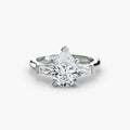 Three-Stone Ring (Baguette Side Stones)